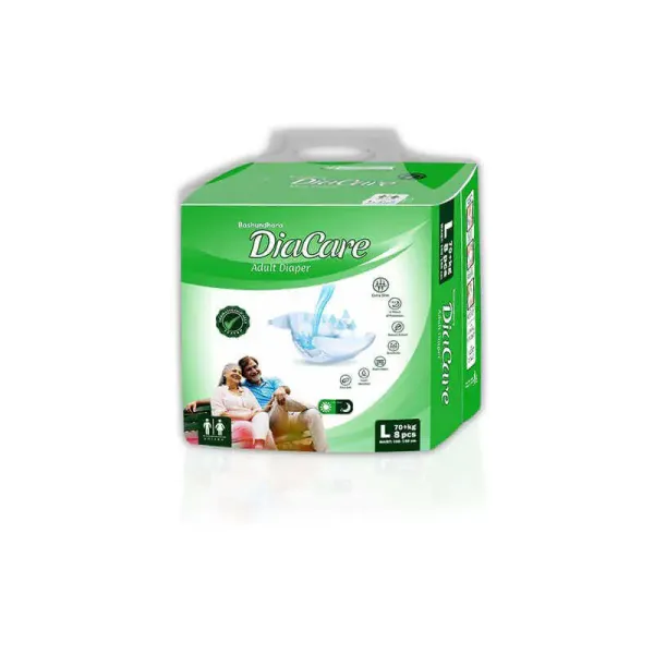 Bashundhara DiaCare Adult Diaper (L Size, 70 kg+)